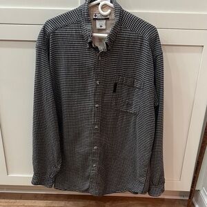 Columbia Black and White Checked Casual Men’s Shirt